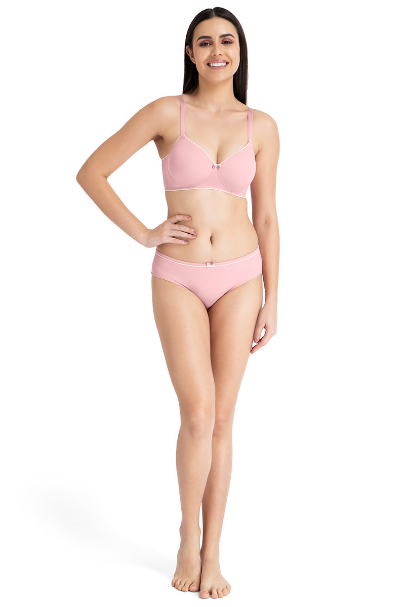Casual Chic Solid Padded Non-Wired T-Shirt Bra view 5