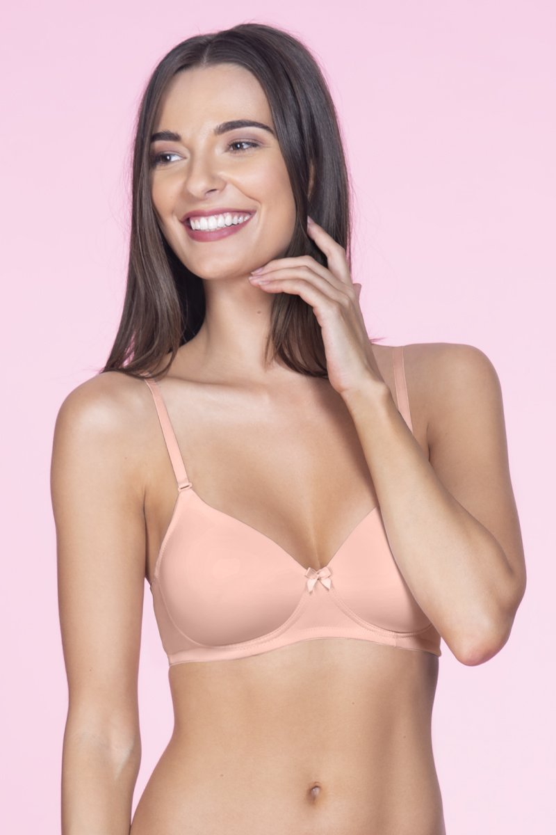 Smooth Charm Padded Non-Wired T-Shirt Bra – Impatiens Pink