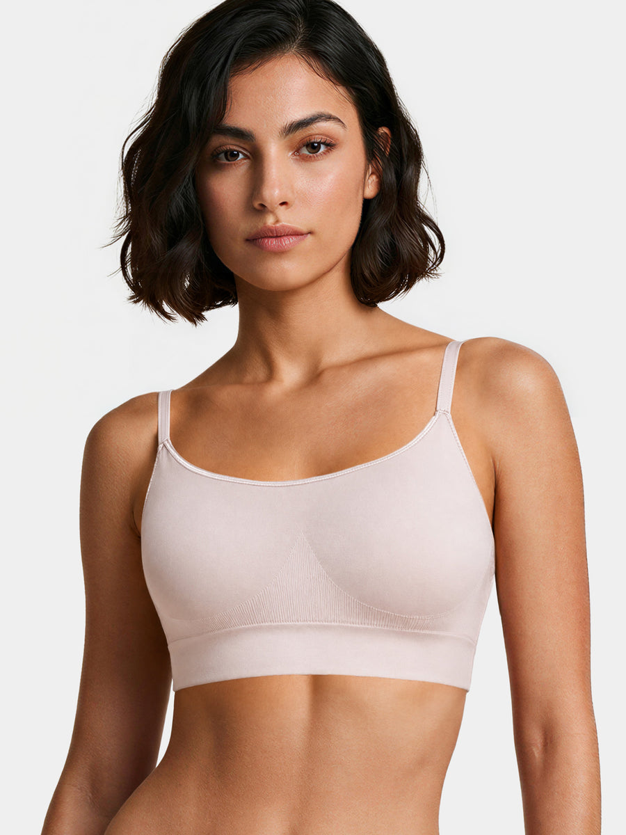 Enamor Innovations Flexi Free Ultra Smoothening Seamless Women's T-Shirt Bra - No-Pinch, Padded, Wirefree, Full Coverage - F037 (Almond Skin)